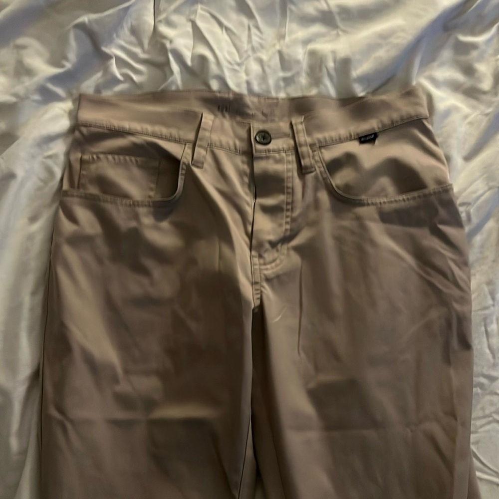 Khaki Travis Mathew open to close pants